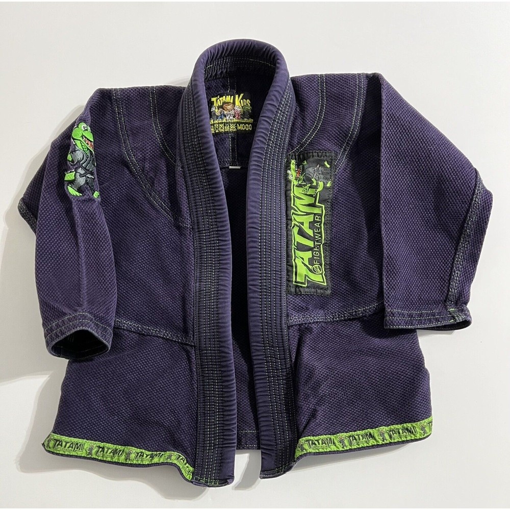Tatami Fightwear Purple Jacket Top Animal GI Youth Size M000 MEERKATSU
